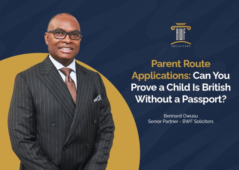 Prent Rotte Parent Route Applications: Can You Prove a Child Is British Without a ...